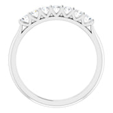 14K White 1/3 CTW Natural Diamond Anniversary Band
